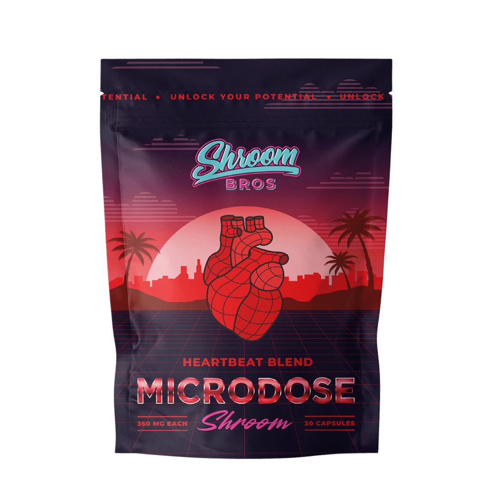 Microdose Shroom Capsules – Heartbeat Blend Shroom Capsules Heartbeat Blend